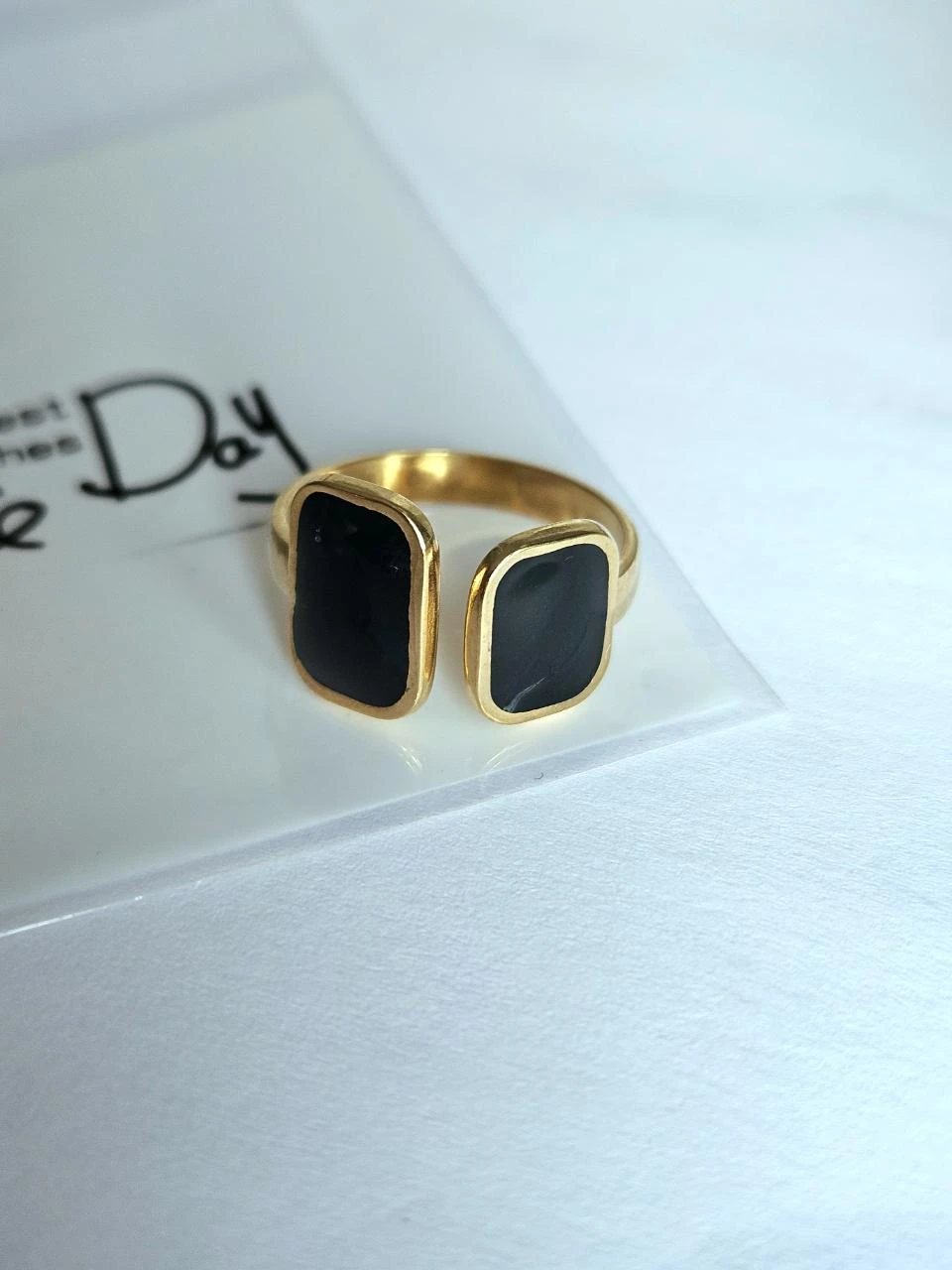 Bague en acier inoxydable tendance – photo 2